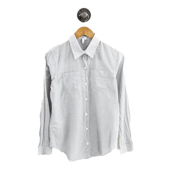 Bcbgeneration Striped Button Down Top #206-54 - Picture 1 of 3